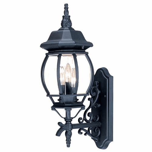 Acclaim Chateau 3-Light Outdoor Wall Light - Matte Black - 5151BK