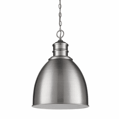 Acclaim Colby 1-Light Pendant - Satin Nickel - IN11170SN Acclaim Colby 1-Light Pendant - Satin Nickel - IN11170SN