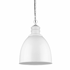 Acclaim Colby 1-Light Pendant - White - IN11170WH Acclaim Colby 1-Light Pendant - White - IN11170WH