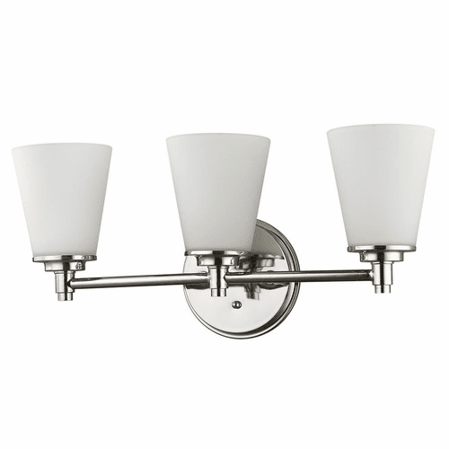 Acclaim Conti 3-Light Bath Vanity Light - Polished Nickel - IN41342PN