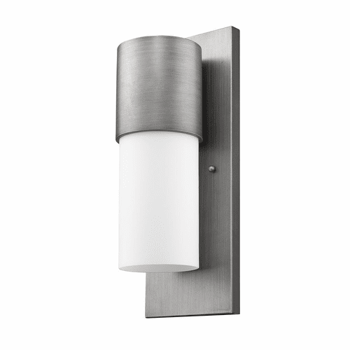 Acclaim Cooper 1-Light Outdoor Wall Light - Matte Nickel - 1511MN