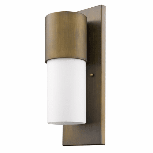Acclaim Cooper 1-Light Outdoor Wall Light - Raw Brass - 1511RB