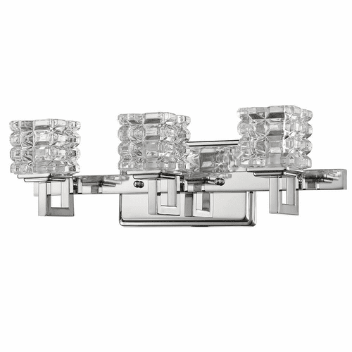 Acclaim Coralie 3-Light Bath Vanity Light - Polished Nickel - IN41316PN