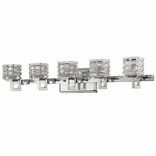 Acclaim Coralie 5-Light Bath Vanity Light - Polished Nickel - IN41317PN