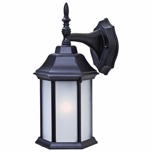 Acclaim Craftsman 2 1-Light Outdoor Wall Light - Matte Black - 5182BK/FR