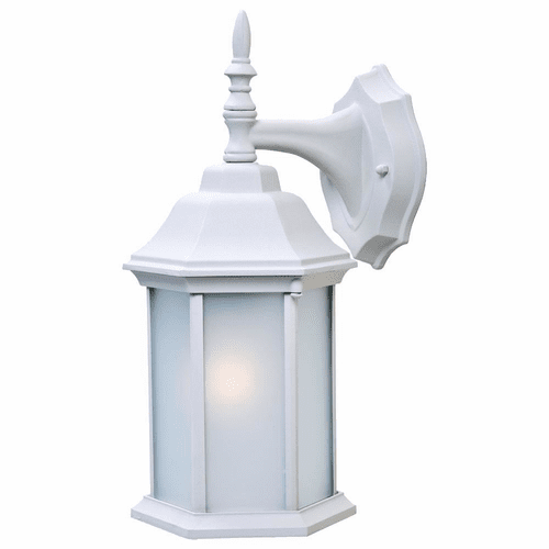 Acclaim Craftsman 2 1-Light Outdoor Wall Light - Textured White - 5182TW/FR