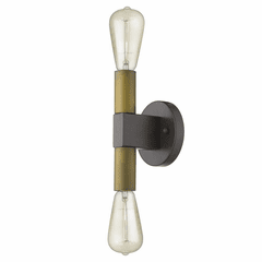 Acclaim Cumberland 2-LT Wood Finish Sconce - IN41387W