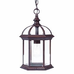 Acclaim Dover 1-Light Outdoor Hanging Lantern - Burled Walnut - 5276BW