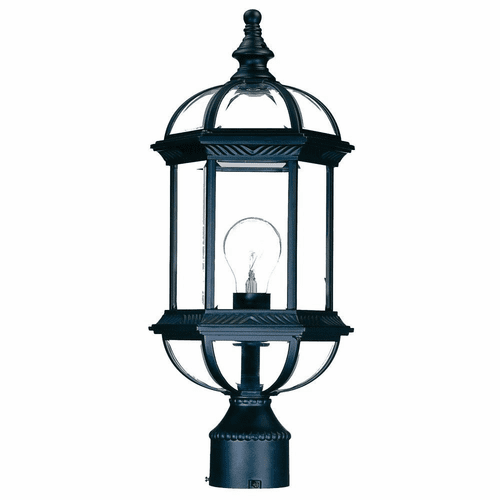 Acclaim Dover 1-Light Outdoor Post Mount - Matte Black - 5277BK