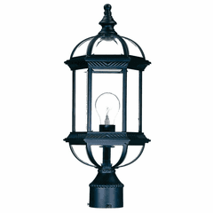Acclaim Dover 1-Light Outdoor Post Mount - Matte Black - 5277BK
