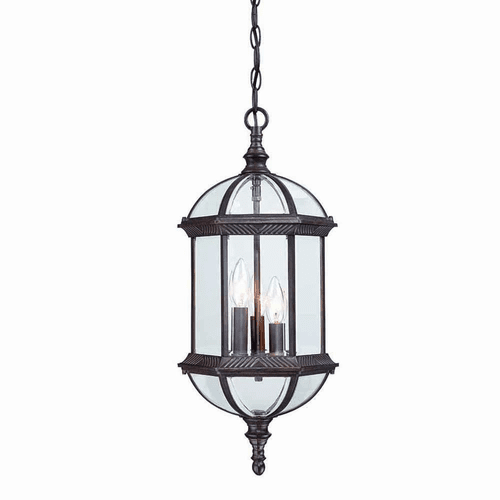 Acclaim Dover 3-Light Outdoor Hanging Lantern - Burled Walnut - 5274BW