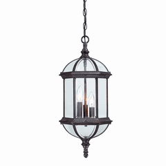 Acclaim Dover 3-Light Outdoor Hanging Lantern - Burled Walnut - 5274BW