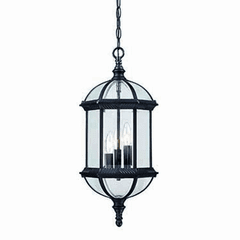 Acclaim Dover 3-Light Outdoor Hanging Lantern - Matte Black - 5274BK