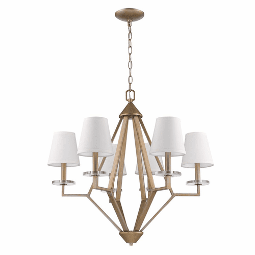 Acclaim Easton  6-Light Chandelier - Washed gold - IN11320WG
