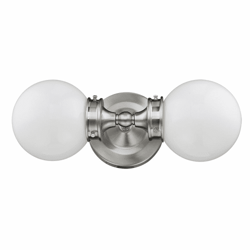 Acclaim Fairfax 2-Light Bath Vanity Light - Satin nickel - IN41411SN