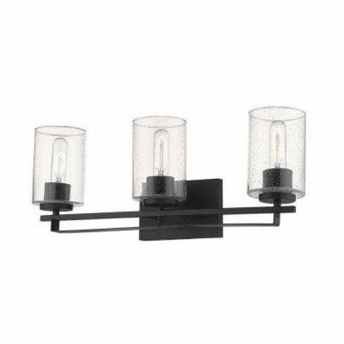 Acclaim Gemma 3-Light Bath Vanity Light - Matte Black - IN41452BK