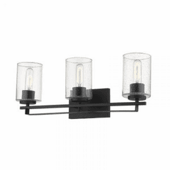 Acclaim Gemma 3-Light Bath Vanity Light - Matte Black - IN41452BK