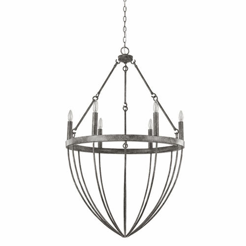 Acclaim Harlow 6-Light Chandelier - Ash - IN11391ASH
