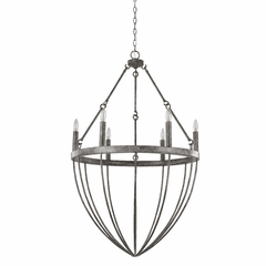 Acclaim Harlow 6-Light Chandelier - Ash - IN11391ASH