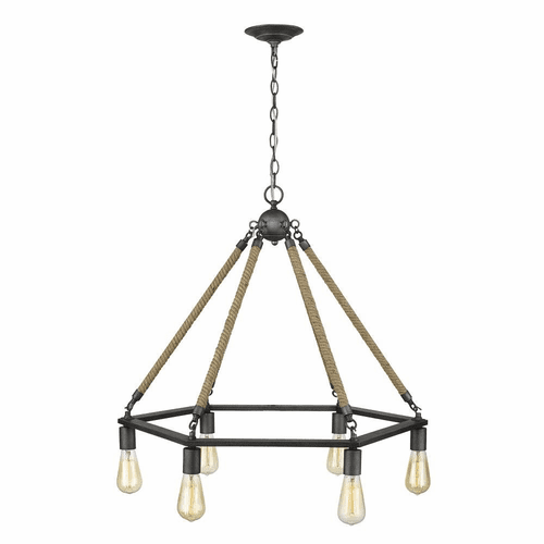 Acclaim Holden 6-Light Chandelier - Antique Gray - IN10055AGY