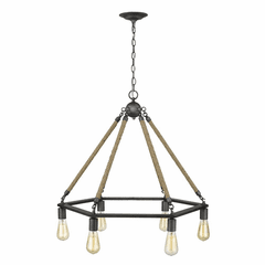 Acclaim Holden 6-Light Chandelier - Antique Gray - IN10055AGY