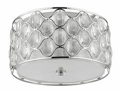 Acclaim Isabella 3-Light Flushmount - Polished Nickel - IN51087PN
