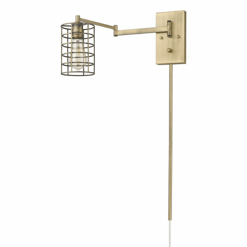 Acclaim Jett 1-LT Sconce - Aged Brass - IN41030AB