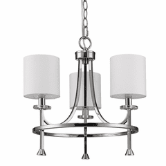 Acclaim Kara 3-Light Chandelier - Polished Nickel - IN11041PN