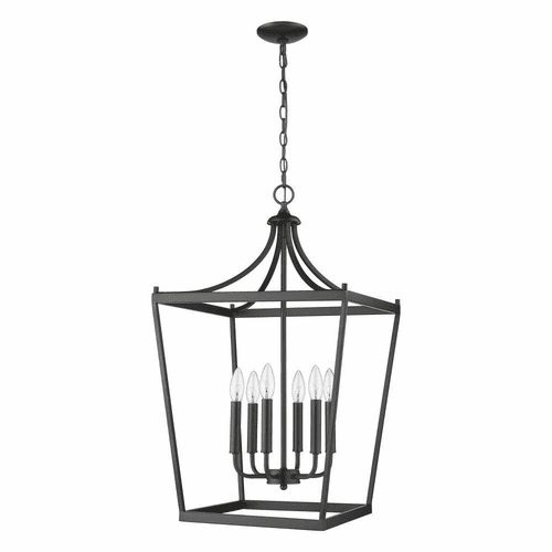 Acclaim Kennedy 6-LT Chandelier - Matte Black - IN11134BK