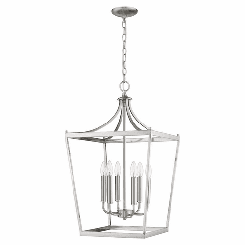 Acclaim Kennedy 6-LT Chandelier - Satin Nickel - IN11134SN