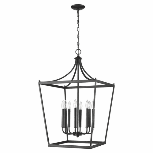 Acclaim Kennedy 8-LT Chandelier - Matte Black - IN11135BK