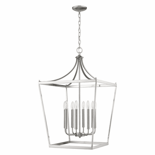 Acclaim Kennedy 8-LT Chandelier - Satin Nickel - IN11135SN