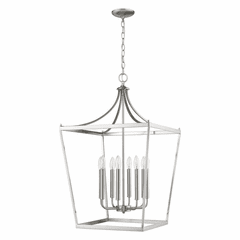 Acclaim Kennedy 8-LT Chandelier - Satin Nickel - IN11135SN Acclaim Kennedy 8-LT Chandelier - Satin Nickel - IN11135SN