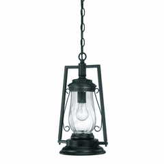 Acclaim Kero 1-Light Outdoor Hanging Lantern - Matte Black - 3496BK