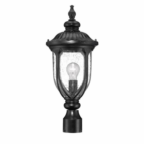 Acclaim Laurens 1-Light Outdoor Post Mount - Matte Black - 2217BK