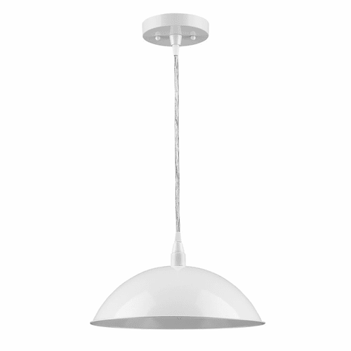 Acclaim Layla 1-Light Pendant - White - IN31451WH