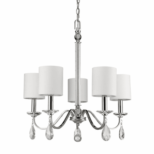 Acclaim Lily 5-Light Chandelier - Polished Nickel - IN11052PN