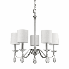 Acclaim Lily 5-Light Chandelier - Polished Nickel - IN11052PN Acclaim Lily 5-Light Chandelier - Polished Nickel - IN11052PN
