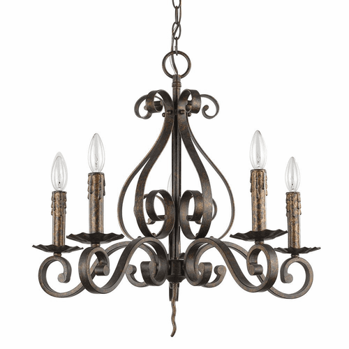 Acclaim Lydia 5-Light Chandelier - Russet - IN11410R
