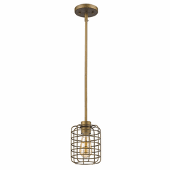 Acclaim Lynden 1-Light Pendant - Raw Brass - IN21331RB