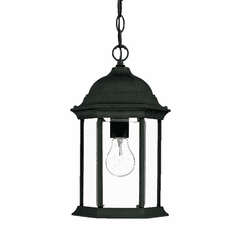 Acclaim Madison 1-Light Outdoor Hanging Lantern - Matte Black - 5186BK