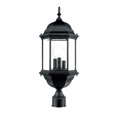 Acclaim Madison 3-Light Outdoor Post Mount - Matte Black - 5187BK