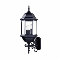 Acclaim Madison 3-Light Outdoor Wall Light - Matte Black - 5180BK
