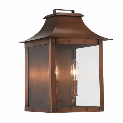 Acclaim Manchester 2-Light Outdoor Wall Light - Copper Patina - 8414CP