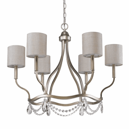 Acclaim Margaret 6-Light Chandelier - Washed Gold - IN11005WG