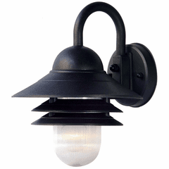 Acclaim Mariner 1-Light Outdoor Wall Light - Matte Black - 82BK