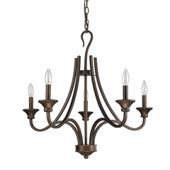 Acclaim Michelle 5-Light Chandelier - Oil Rubbed Bronze - IN11255ORB Acclaim Michelle 5-Light Chandelier - Oil Rubbed Bronze - IN11255ORB