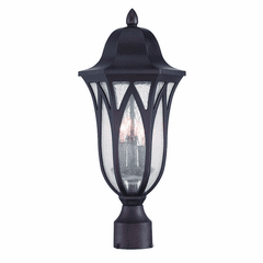 Acclaim Milano 3-Light Outdoor Post Mount - Architectural Bronze - 39817ABZ