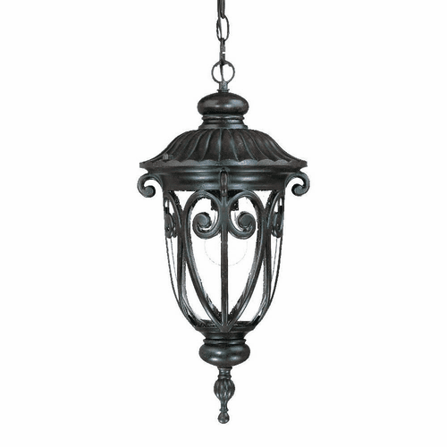 Acclaim Naples 1-Light Outdoor Hanging Lantern - Marbleized Mahogany - 2116MM