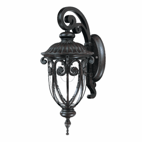 Acclaim Naples 1-Light Outdoor Wall Light - Marbleized Mahogany - 2102MM